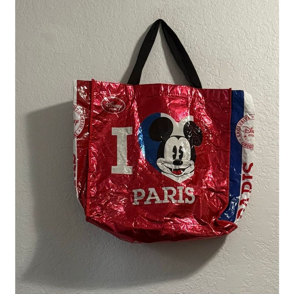 Disney Store Paris Reauable Bag Red Mickey Mouse